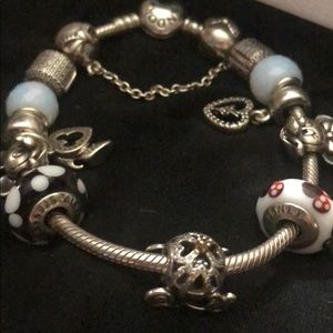 Pandora Bracelet / Disney Charms /sfty chain